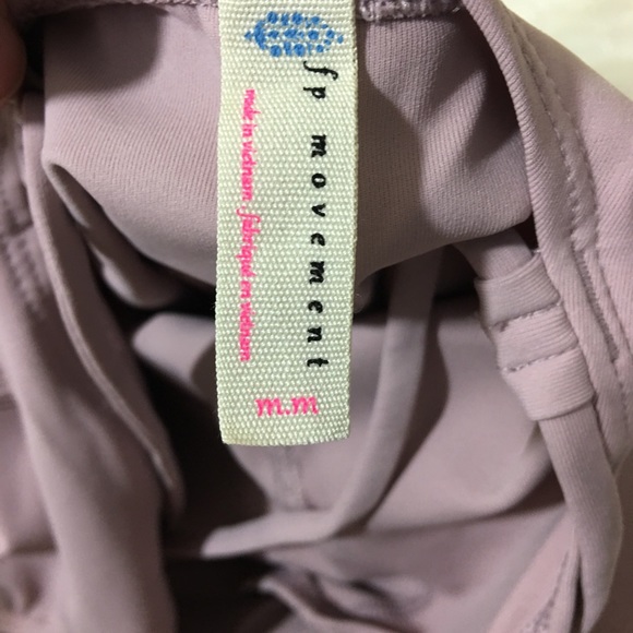 Free People Movement Glow One Piece Pink NWT $98 - Picture 6 of 6